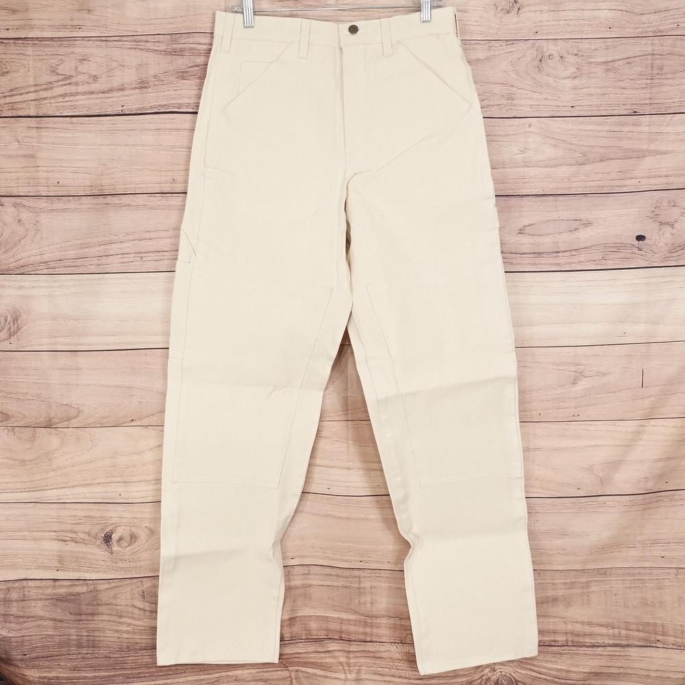 New! Vintage Stan Ray Carpenter Pants Mens 32x32 Painters Canvas Double Knee USA